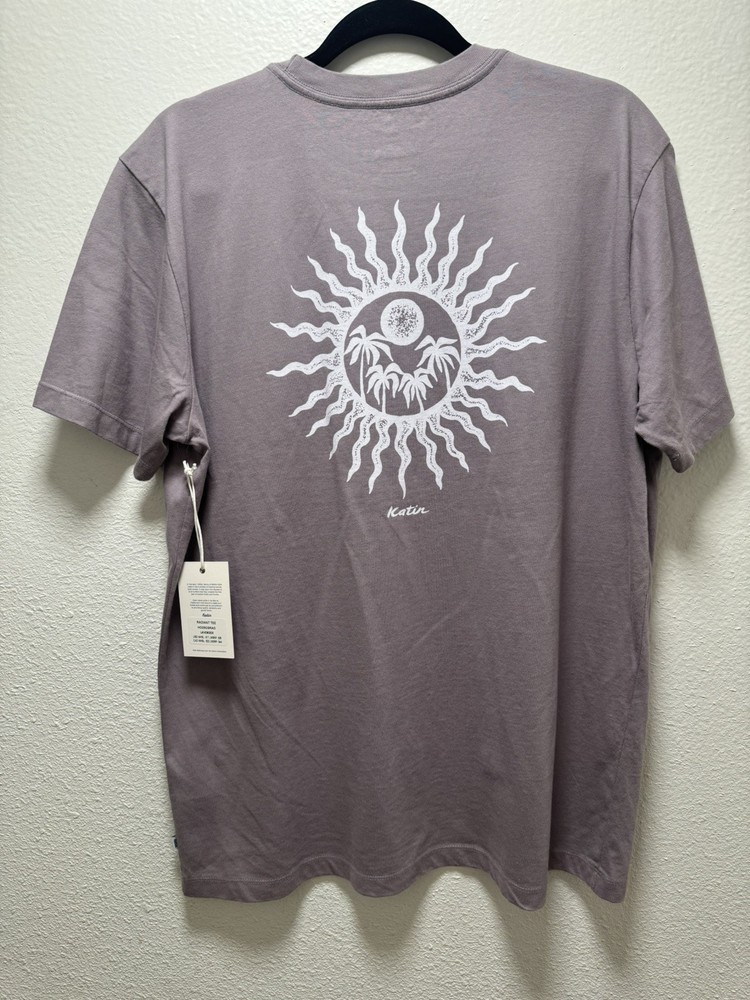 Katin large Men T-shirt Logo 100% Organic Cotton Lavender