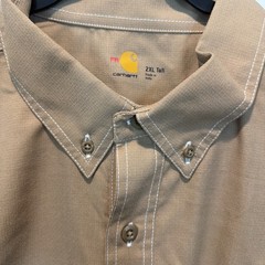 Carhartt Force FR Cat 2 Long Sleeve Shirt Button Up. Mens 2XL- Tall. New- tags