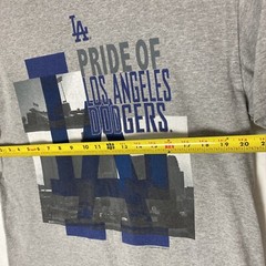 LOS ANGELES DODGERS BASEBALL Genuine Merchandise Gray T-shirt Mens Size M