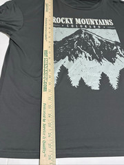 Colorado Rocky Mountains T-Shirt Grey Soft Material Knit Men’s Size L SHEIN