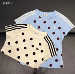 adidas Originals Slim Cali Polka Dot T-Shirt Women Asian