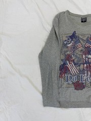 RARE Oversized VINTAGE SK8 STREETWEAR ARCHIVE Embroidered LOGO SKATER LONGSLEEVE