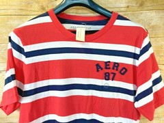 Aéropostale SOFT CLASSIC T SHIRT TEE PINK WHITE BLUE UNISEX L $24.50 ⭐️NWT⭐️