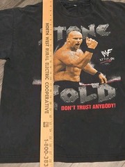 Vintage WWF Stone Cold Steve Austin Shirt WWE Don’t Trust Anybody Attitude Large
