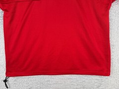 Easton Shirt Adult Large Red 1/4 Zip Baseball Sport Warmup Waist Drawstring