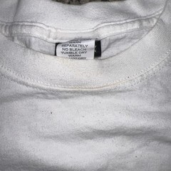 PBX Basics America Land of the Free Home of the Brave White T-Shirt Size S Flaw!
