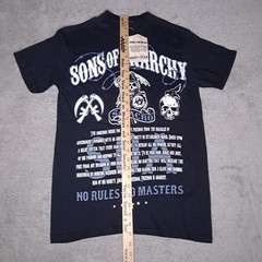 Y2k Sons Of Anarchy SOA T-shirt Mens Small “No Rules No Masters” Samcro Reaper