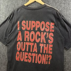 Vintage 1992 Def Leppard Tee Shirt XL Suppose A Rock’s Outta The Question Faded