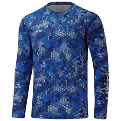 Men’s UPF 50+ Camo Long Sleeve Shirts Quick Dry Lightweight Performance Shirt…