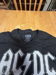AC/DC Back in Black T-Shirt, Men’s M Size