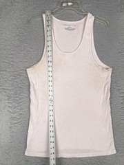 Tommy Hilfiger Shirt Adult Extra Large White Tank Sleeveless Scoop Neck