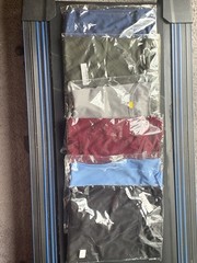 6 PIECES OF BRAND NEW UNISEX HALF SLEEVE T SHIRTS IN A LARGE SIZE ASSORTED COLOR