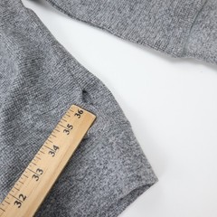 Members Mark Waffle Knit Thermal Shirt Mens XL Gray Crewneck Pullover Outdoor