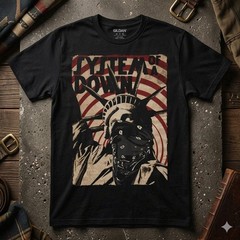 System of a Down Liberty Bandit Mens T Shirt New Black Rock Band Tee Free Ship