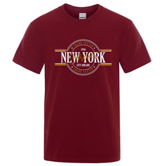 Trend Setter 1986 New York City Dreams Men T-Shirts Fashion Oversize Clothing