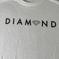 Diamond Supply Co. Crew Neck Short Sleeve T Shirt Mens Size Small White