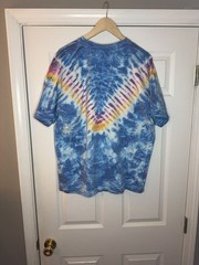 Vintage N.A.T. National Apparel Tees Tie Dye Peace Sign T-Shirt XL
