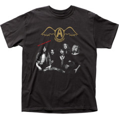Aerosmith Get Your Wings Mens T Shirt Rock and Roll Classic Tee New Black