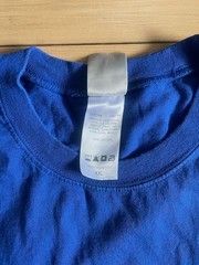 Vintage Y2k Blue Nike Muscle Tee With Flame Detail Size XXL