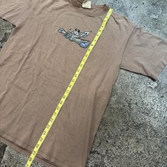 Vintage 90s Single Stich Brown Mossimo Joy Ride Shirt Made In USA Brown