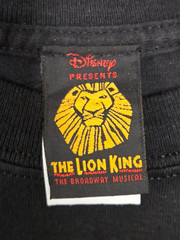 Disney The Lion King Broadway Musical Unisex XL Black T Shirt Simba Mustafa