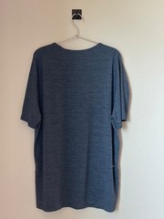 Mack Weldon Shirt Mens XL Blue Performance Stretch Casual Gym Workout