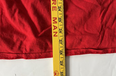 Outrank Men’s Red Streetwear Trust NUN Graphic Shirt Size XL