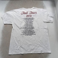Panic! At The Disco 2013 Fall Tour Band T-Shirt Mens Large White Anvil Graphic