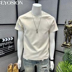 Premium Men’s Cotton Short Sleeve Slim Fit Casual Crew Neck Fashion T-Shirt