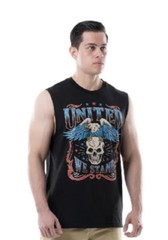 Way To Celebrate Men’s Sleeveless Black United We Stand Shirt Size Large NWT