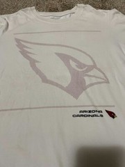 Nike Arizona Cardinals NFL Dri-FIT On-Field Apparel White Graphic T-Shirt Mens S