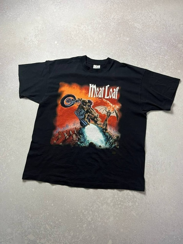 DDP Vintage 1996 Meat Loaf Rock And Roll World Tour Band Concert Tour Tee Rare