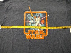 Star Wars a new Hope T-shirt 3XXXL 32″ Inches Length By 27″ Width Blue