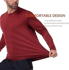 7 Pack Long Sleeve Shirts for Men Moisture Wicking Sun Protection UV UPF SPF …