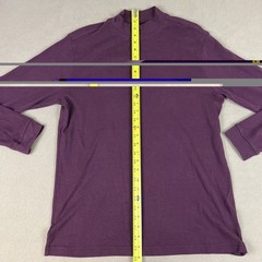 Croft & Borrow Plum Long Sleeve Turtleneck, Heavy, Cotton. Men’s Sz M