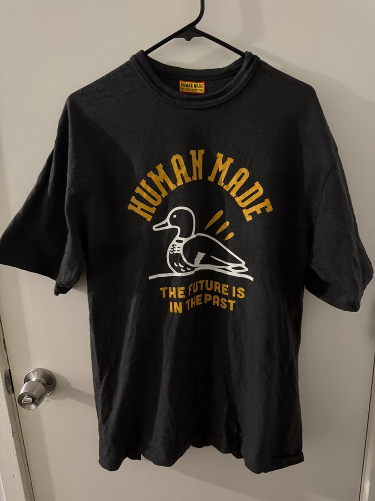 Human Made × Nigo Duck LOGO T-shirt Black Made In Japan Sz XL