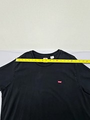 Levi’s Men’s T-Shirt Black Logo Size XXL Short Sleeve Cotton Crew Neck