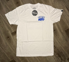 Sullen Smoke Show Premium T-Shirt White Size L Tattoo Art Graphic Tee NWT