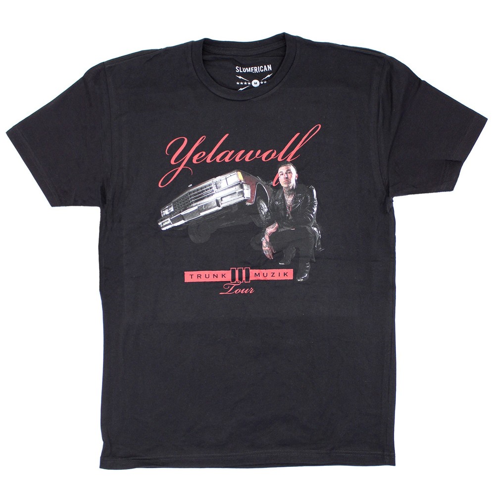Men’s Yelawolf Chevy Tour Tee T-shirt Medium Black
