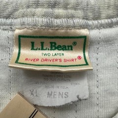 Vintage LL Bean Two Layer Wool Blend Henley River Driver’s Shirt XL