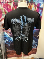 Peso Pluma Double P Spider Tour Shirt Size Large