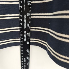 Chaps Ralph Lauren Men’s Striped T-Shirt Crew Neck Casual Top Navy Large Vintage