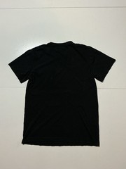 Unis Made In USA 100% Cotton Black Blank Crewneck S/S Pocket T-Shirt Sz. M