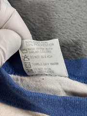 Vintage Augusta Sportswear Raglan Shirt Mens Large White Blue 3/4 Sleeve Tee 70s
