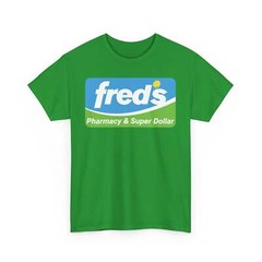 Fred’s Pharmacy & Super Dollar Blue Green Retro Logo T-Shirt