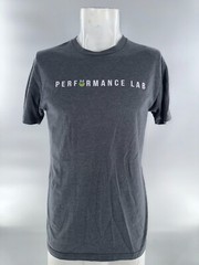 Performance Lab Next Level Short Sleeve T-Shirt Men M Gray Cotton Poly YGI I4-96