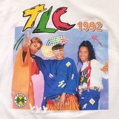 TLC Cross Colours 1992 Female Rap Tee T Shirt White Long Sleeve Men’s XL NEW NWT