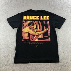 Bruce Lee Shirt Mens Medium Black The Dragon Graphic Tee Crewneck Shoe Palace