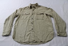 Buck Mason Men’s Hemp HBT Soft Pack Station Shirt AP2 Light Khaki Small NWT