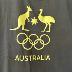 Vintage Team Australia Olympics Shirt Unisex XS Olympic Rings Kiwi Kangaroo